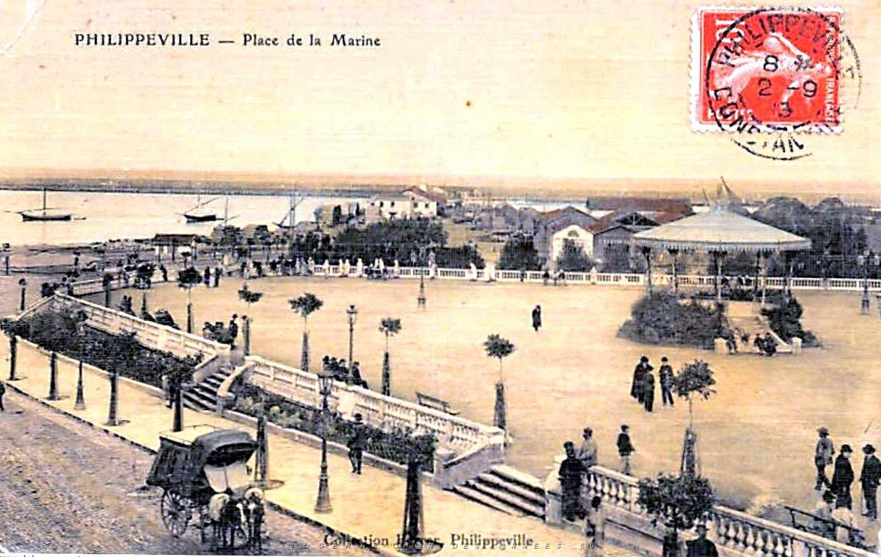 Philippeville - Place de la Marine - 1913 .jpg